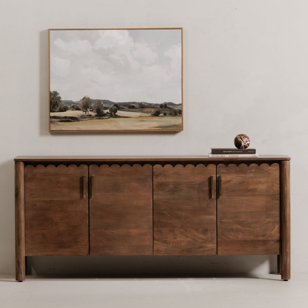 Moe's Home Wiley 4 Door Sideboard Vintage