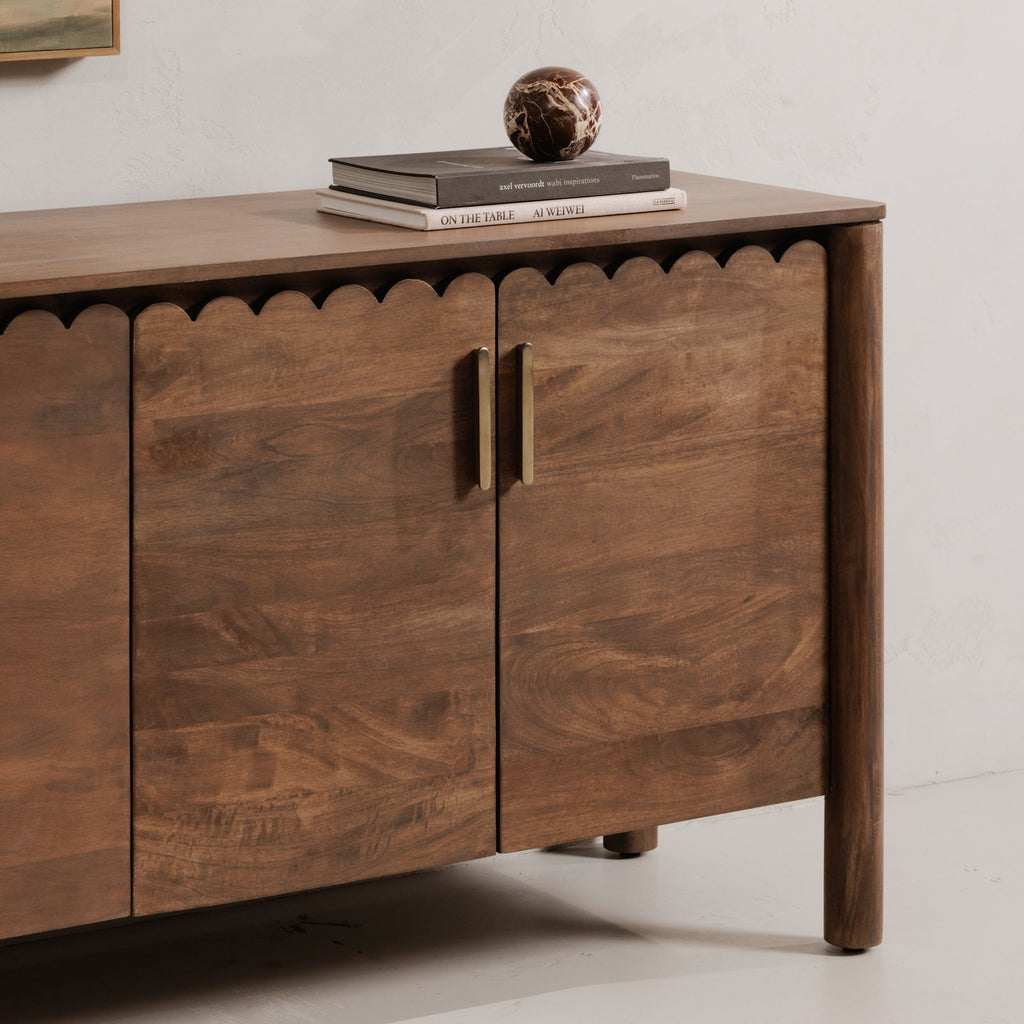 Moe's Home Wiley 4 Door Sideboard Vintage