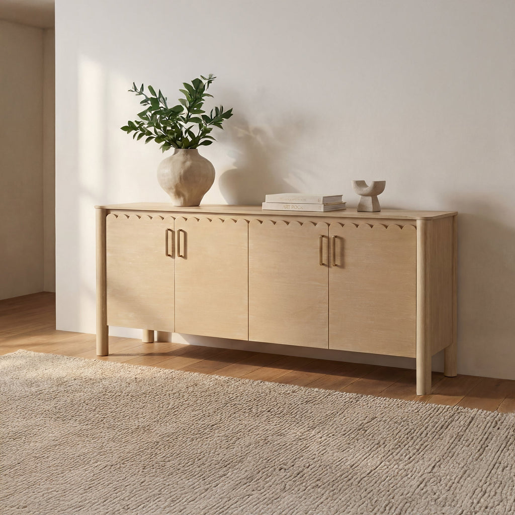 Moe's Home Wiley 4 Door Sideboard Vintage