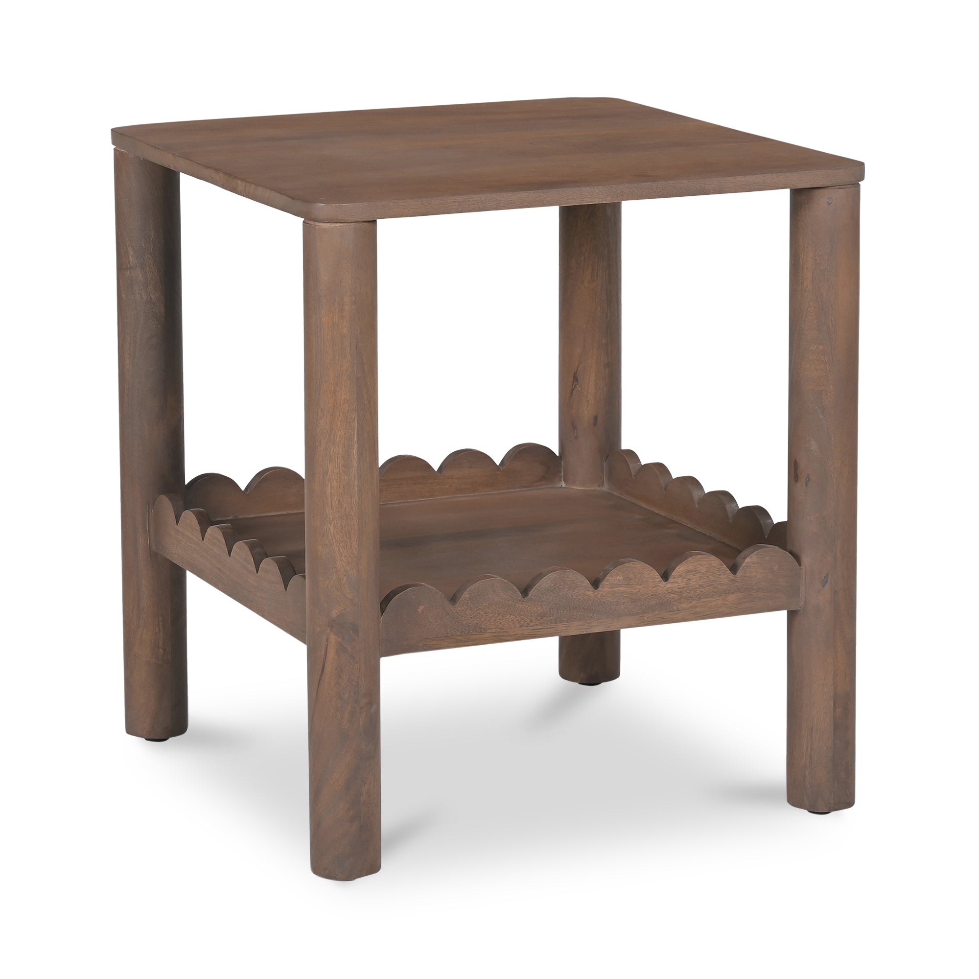 Moe's Home Wiley Side Table Vintage Brown