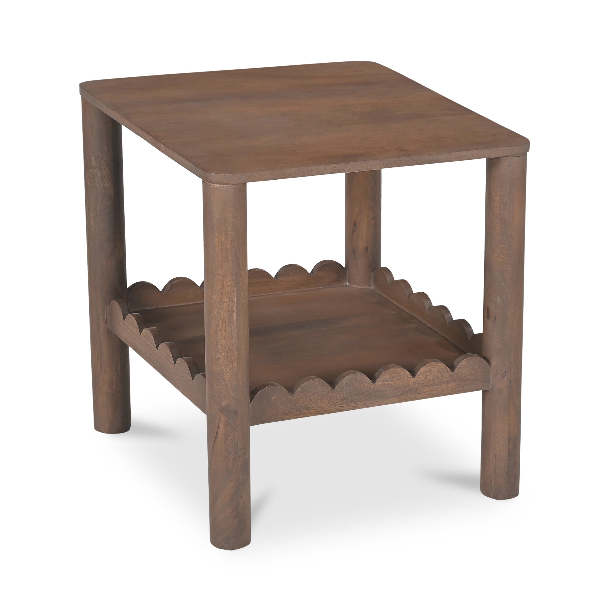 Moe's Home Wiley Side Table Vintage Brown