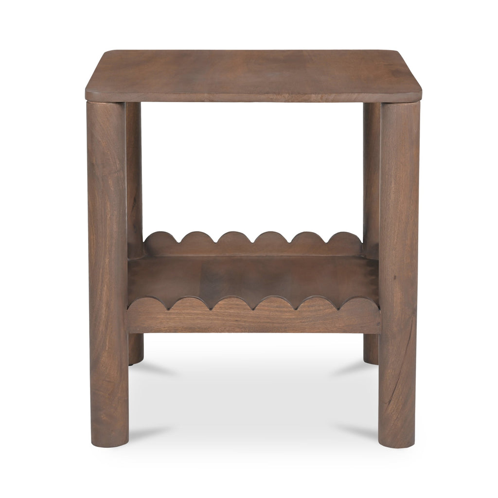 Moe's Home Wiley Side Table Vintage Brown