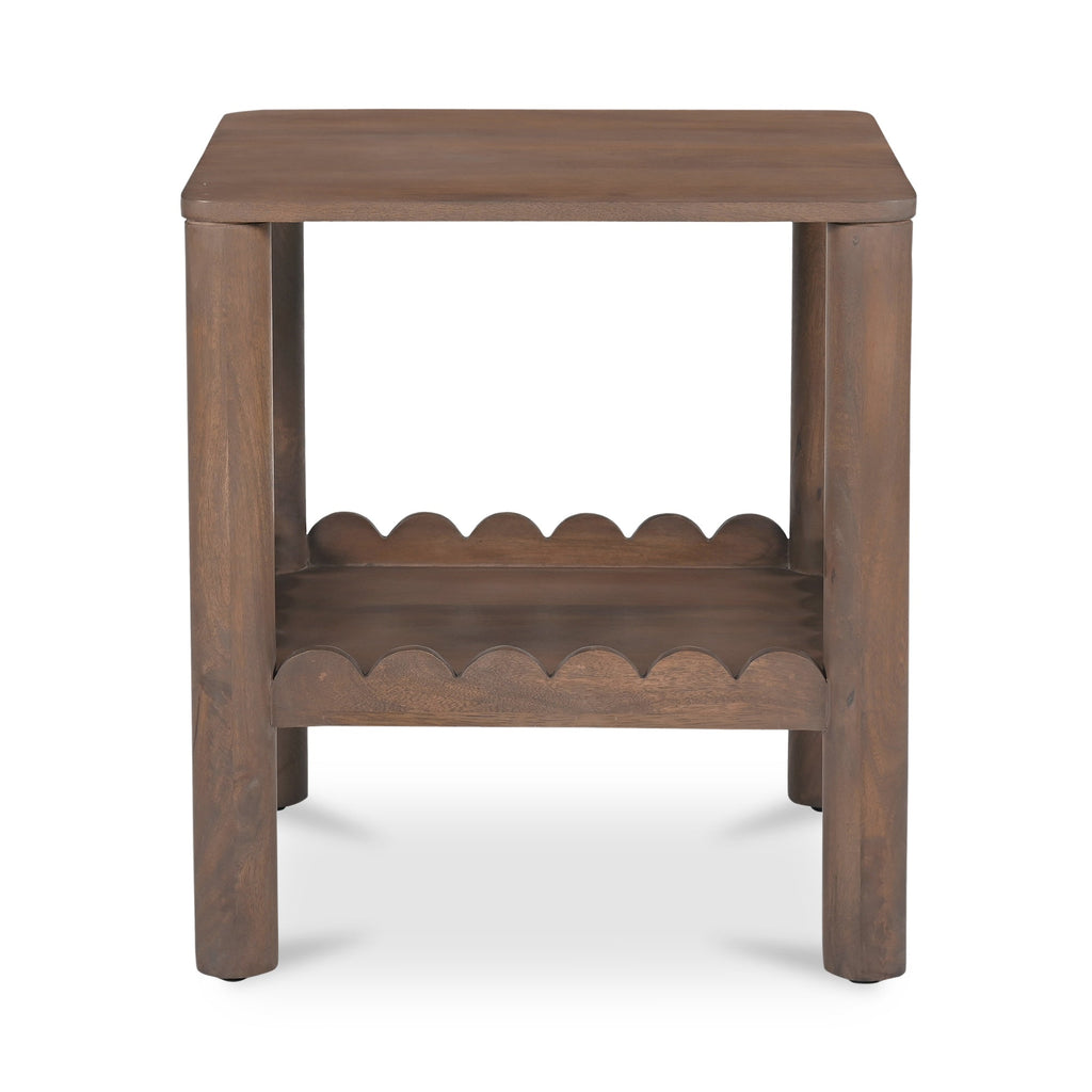Moe's Home Wiley Side Table Vintage Brown