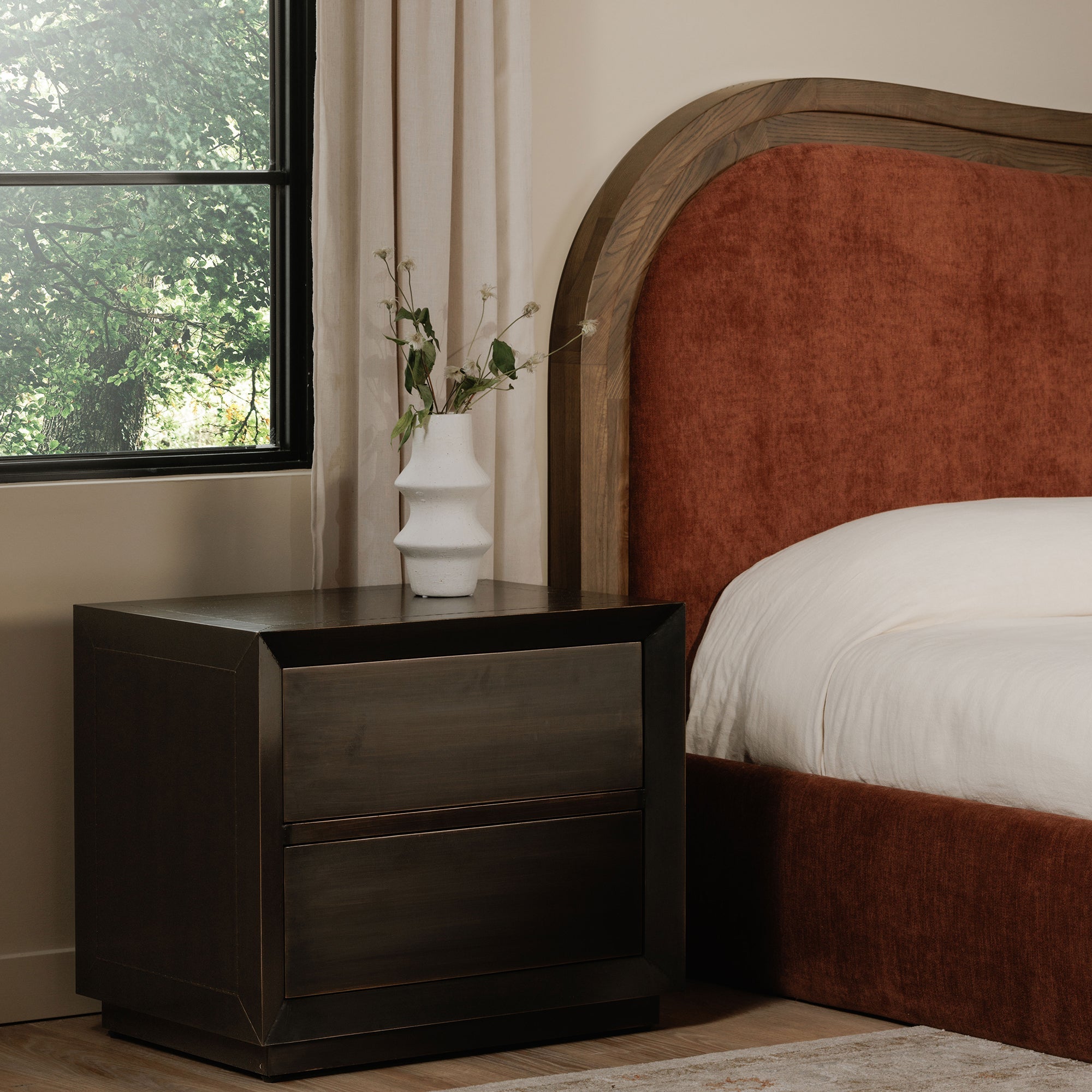 Moe's Home Dawson Nightstand Deep Bronze