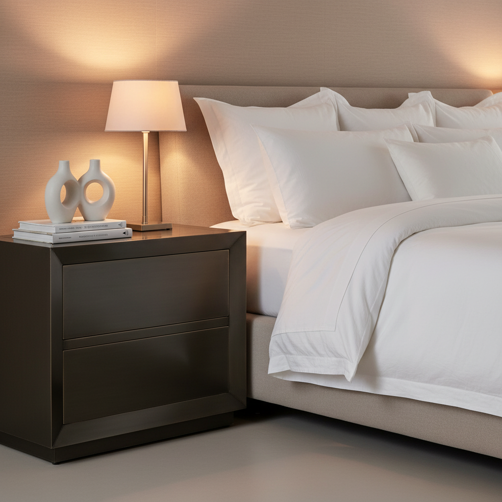 Moe's Home Dawson Nightstand Deep Bronze