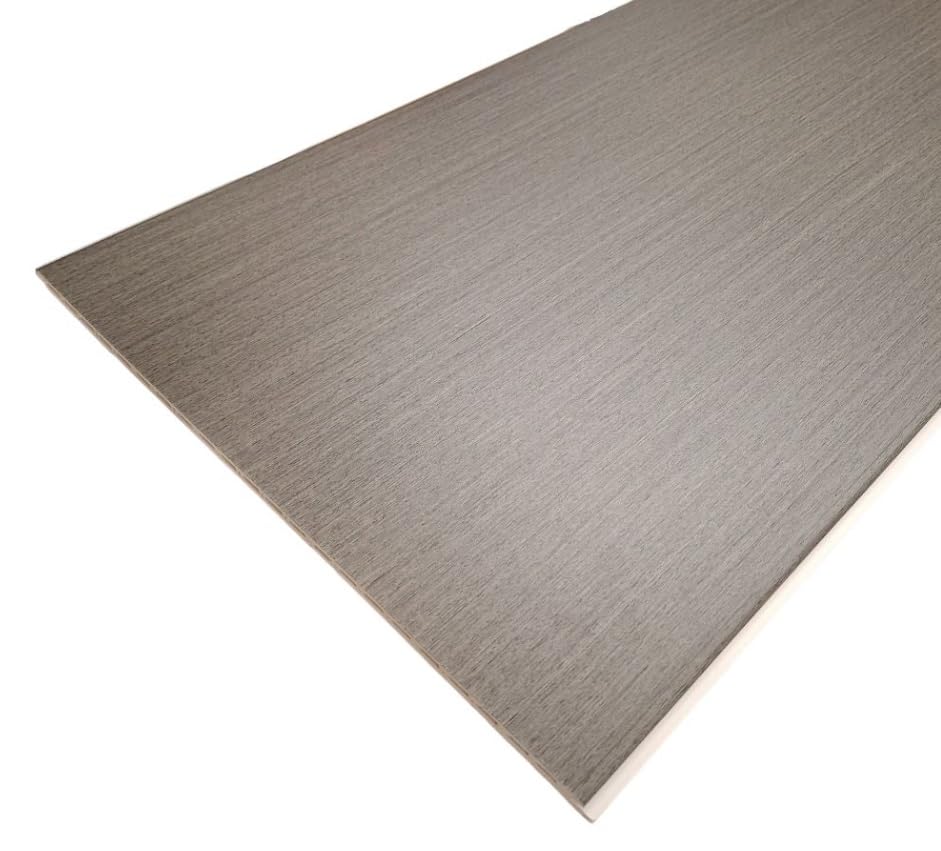 WPC Wood Effect Wall Panels – Flat Style Decorative Wall Cladding – Modern Wood-Texture Panels for Living Room & Bedroom