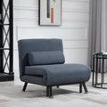 Single Sofa Bed Sleeper – Dark Grey | Compact Space-Saving Guest Bed for Modern UK Homes