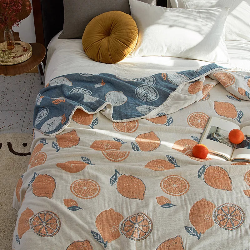 Bohemian Cotton Gauze 4-Layer Muslin Quilt