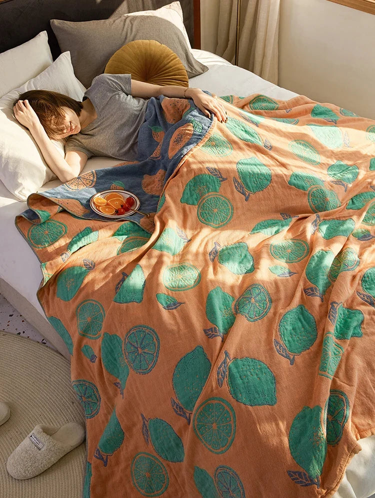 Bohemian Cotton Gauze 4-Layer Muslin Quilt