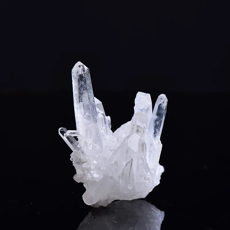 Natural White Quartz Crystal Cluster – Healing Reiki Stone for Home Decor