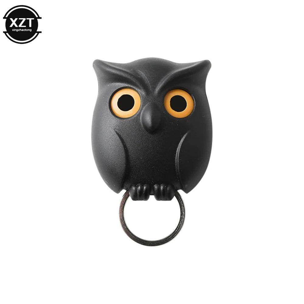 Creative Owl Night Wall Magnetic Keychain Holder