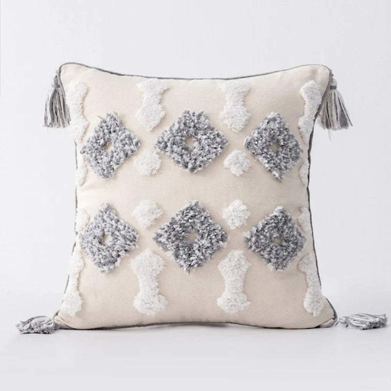 Moroccan Bohemian Textured Cushion Cover