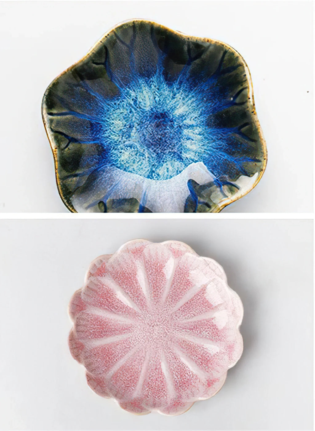 Ceramic Flower Sauce Dish – Mini Porcelain Dipping Bowl for Soy Sauce, Nuts & Charcuterie