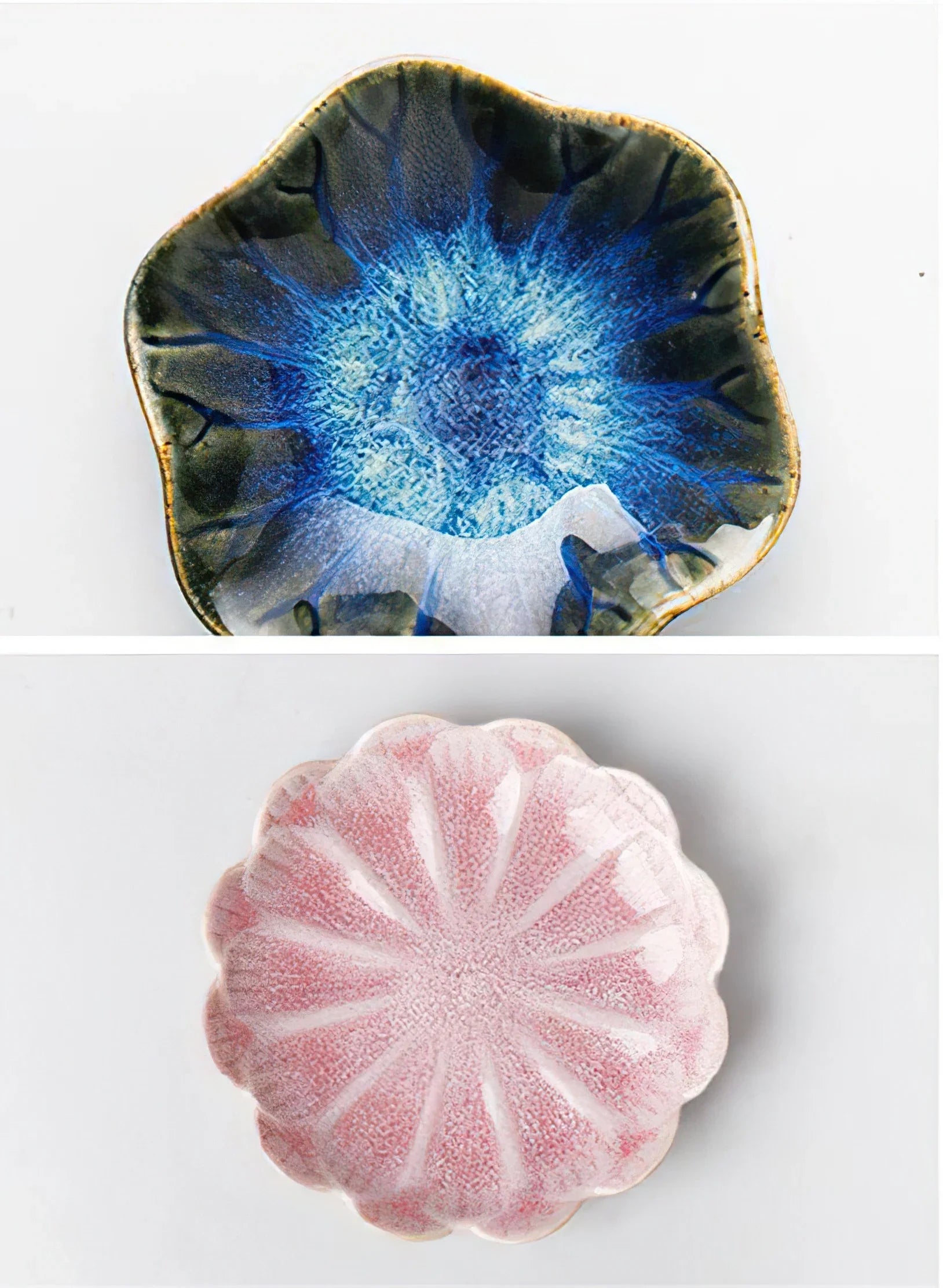 Ceramic Flower Sauce Dish – Mini Porcelain Dipping Bowl for Soy Sauce, Nuts & Charcuterie
