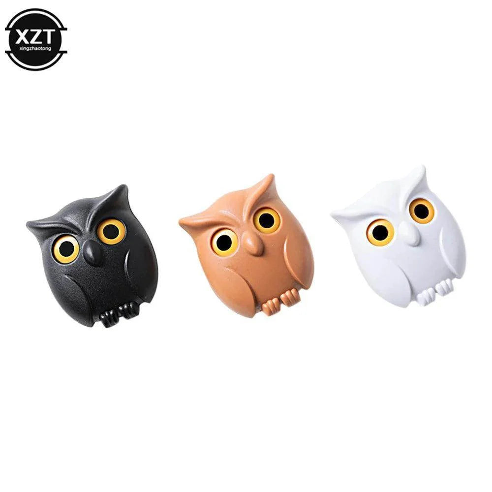 Creative Owl Night Wall Magnetic Keychain Holder