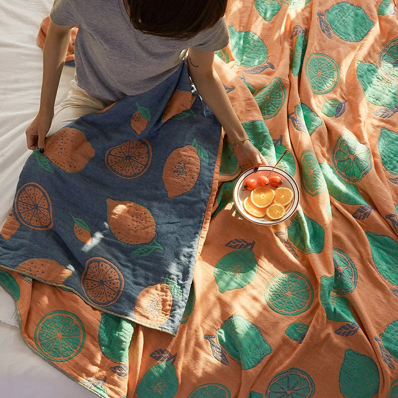 Bohemian Cotton Gauze 4-Layer Muslin Quilt