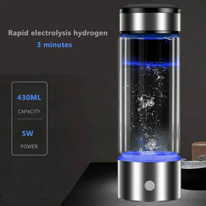 Portable alkaline water ionizer