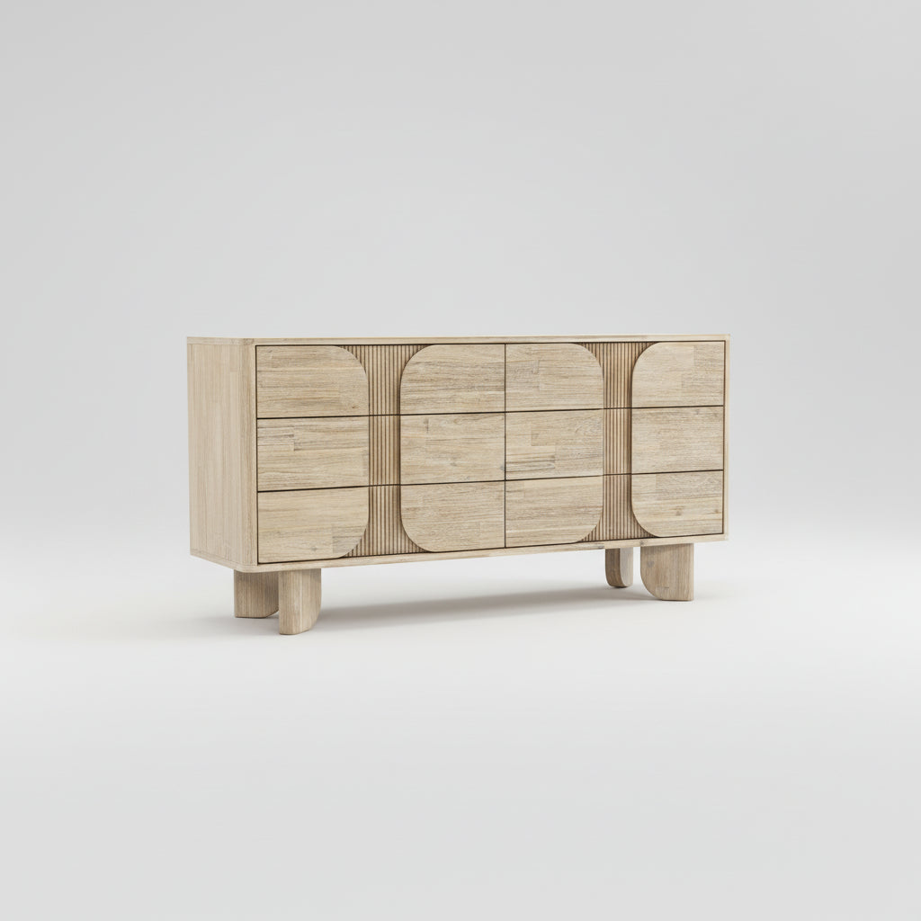 LH Home Haru 6 Drawer Dresser