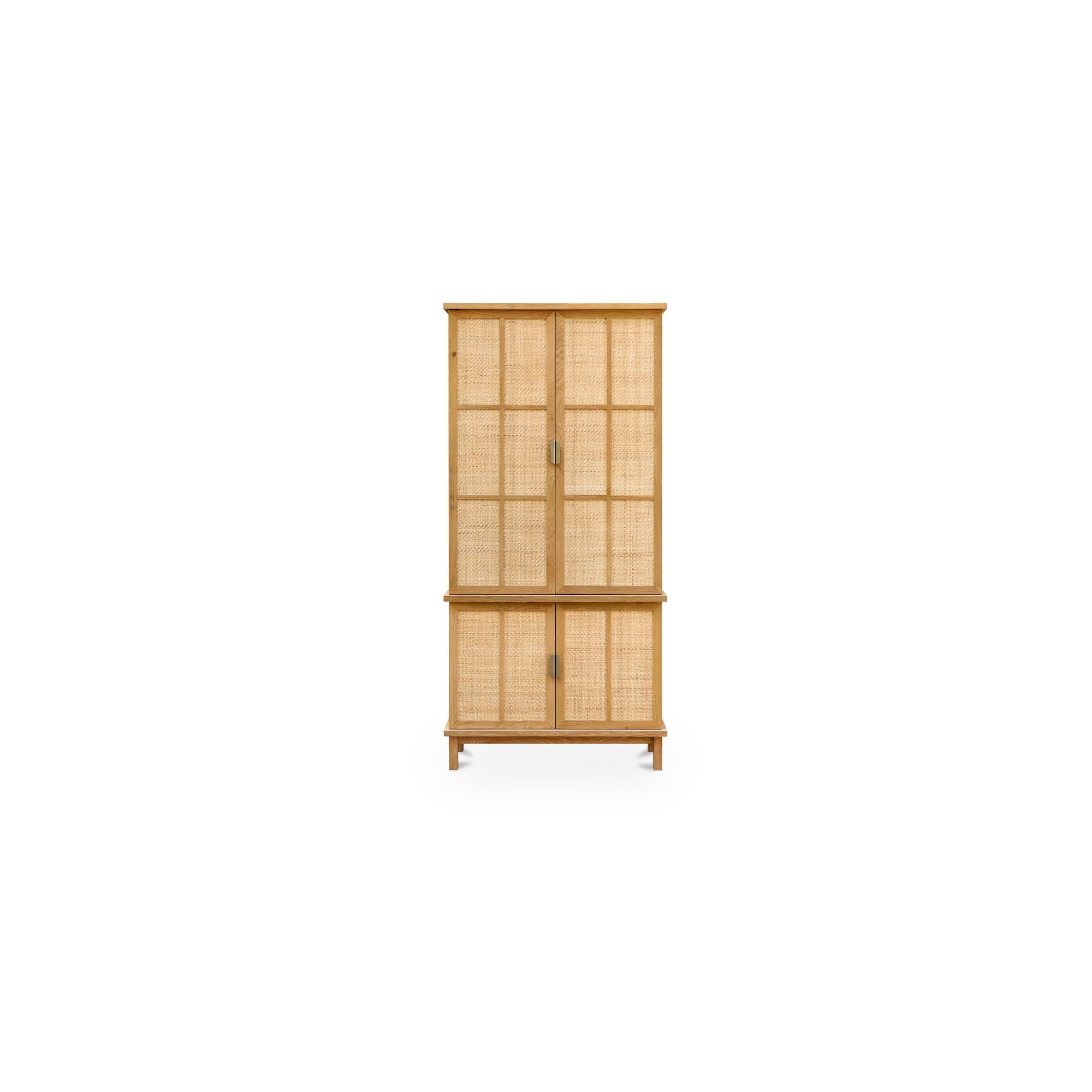 Moe's Home Seymour Tall Cabinet Natural