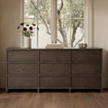 Moe's Home Jenson 9 Drawer Dresser Brown