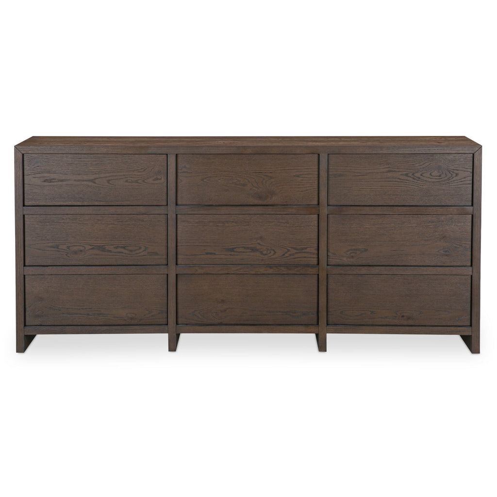 Moe's Home Jenson 9 Drawer Dresser Brown