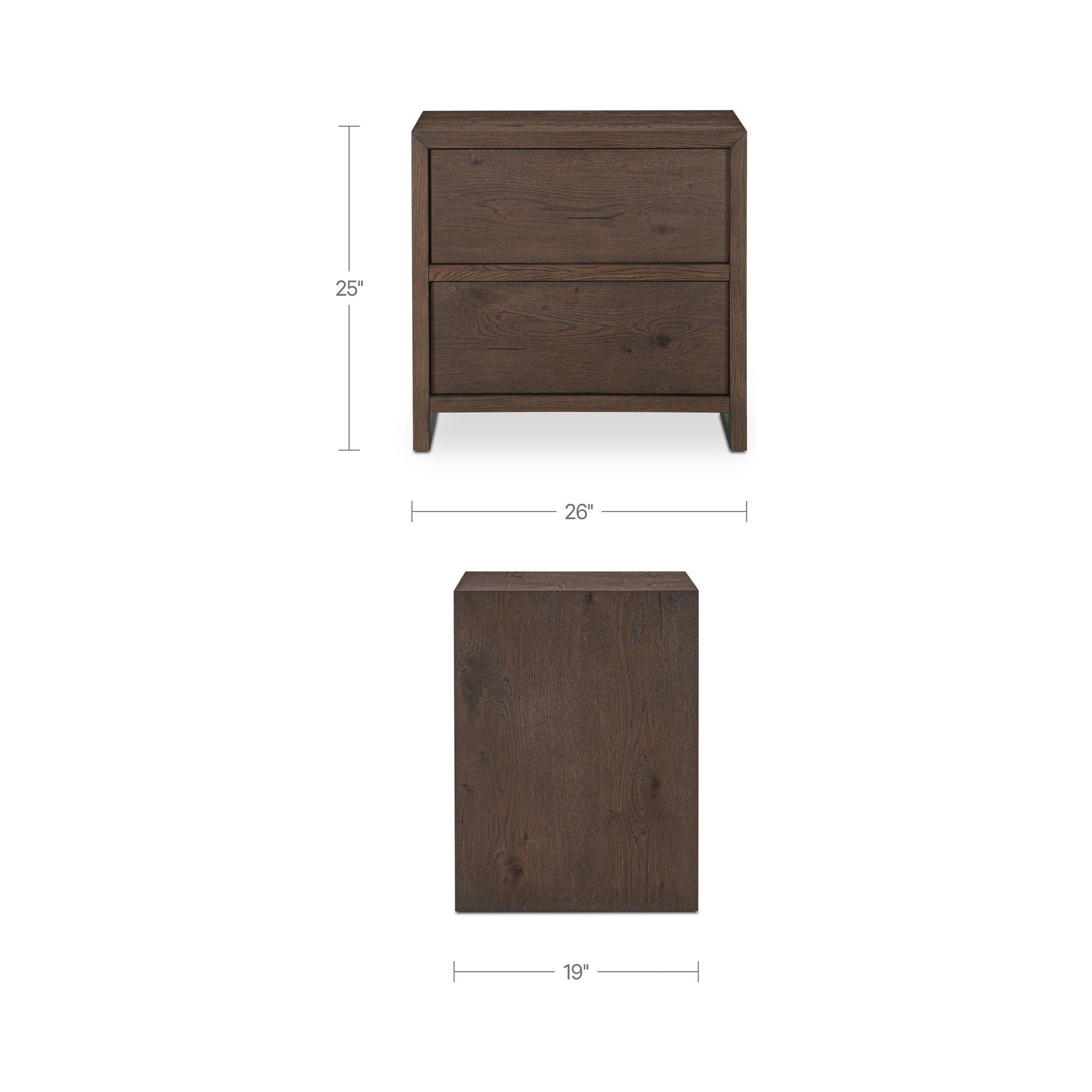 Moe's Home Jenson Nightstand Brown