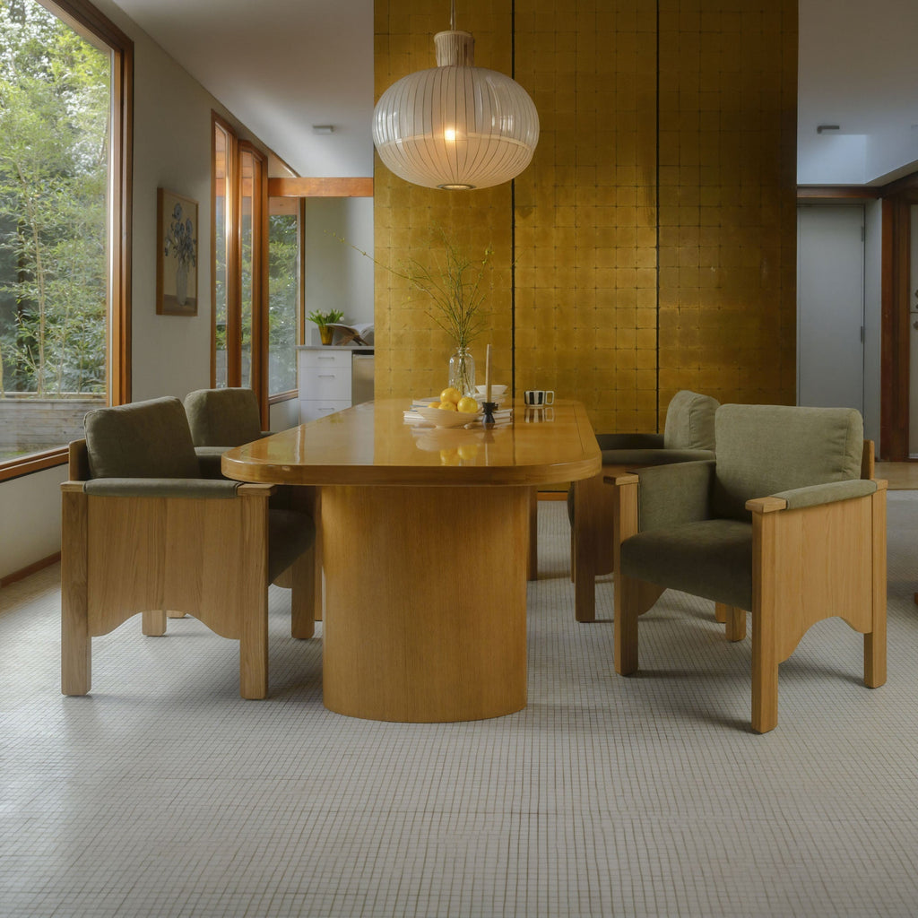 Moe's Home Mallory Dining Table Natural