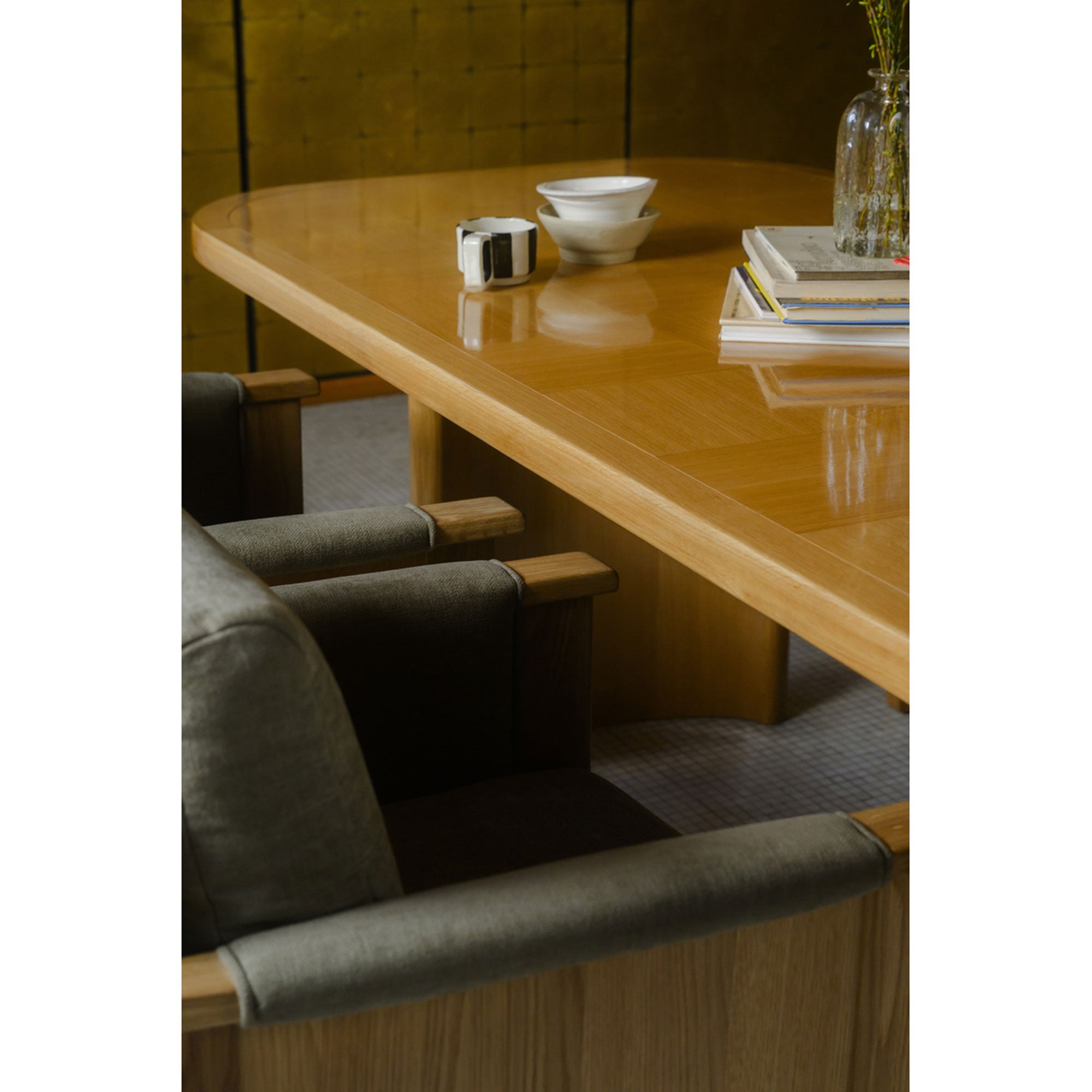 Moe's Home Mallory Dining Table Natural