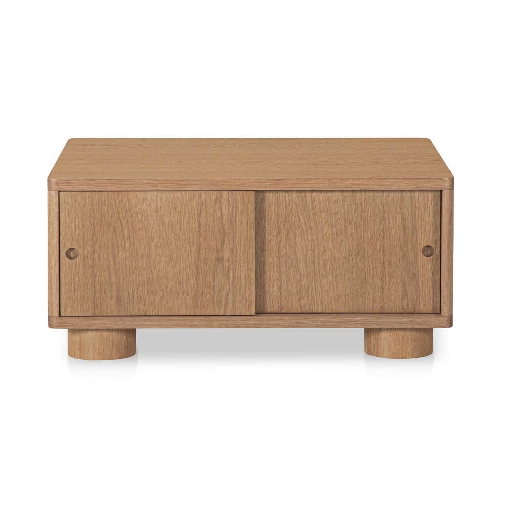 Moe's Home Hobbs Storage Coffee Table Natural