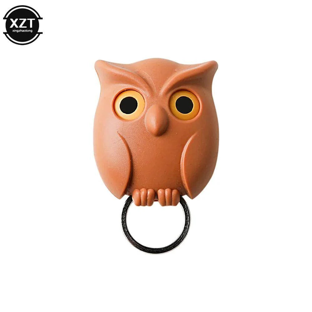 Creative Owl Night Wall Magnetic Keychain Holder