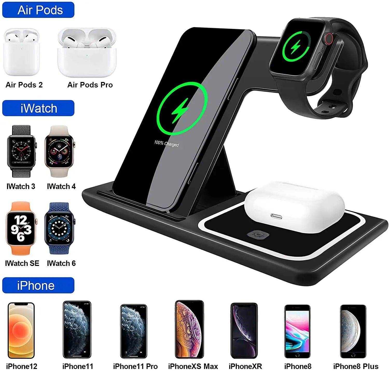 Wireless Charging Station Dock for iPhone