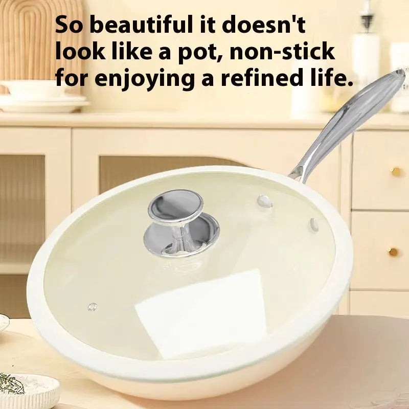 Pebble Ceramic Non-Stick Stir Fry Pan 28cm