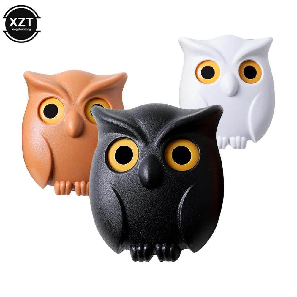 Creative Owl Night Wall Magnetic Keychain Holder