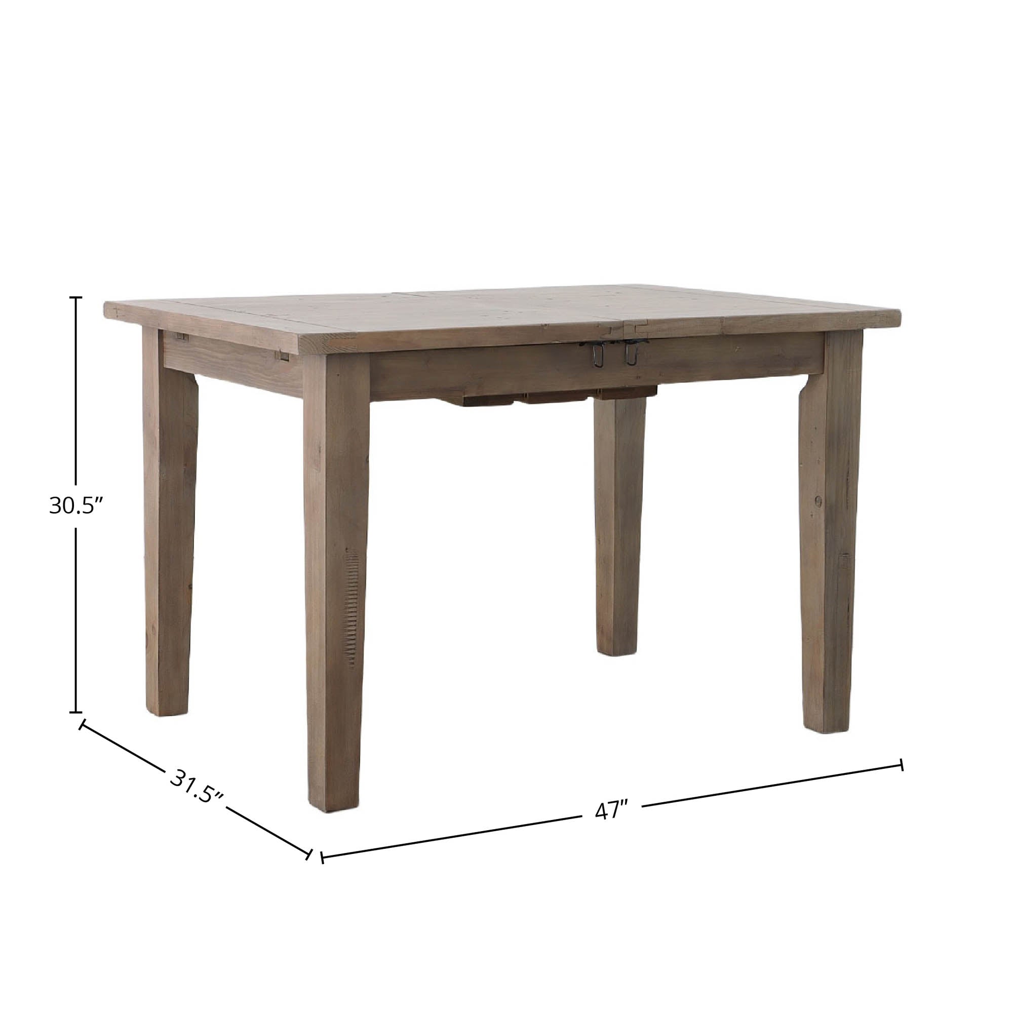 LH Home Irish Coast Small Extension Dining Table (47"/62")
