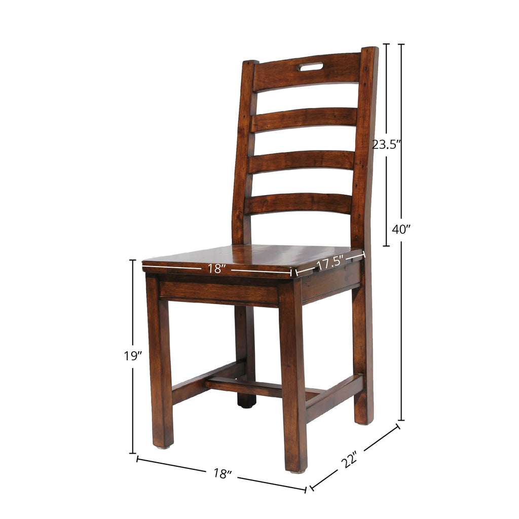 LH Home Irish Coast Hand Hole Chair (Set of 2)