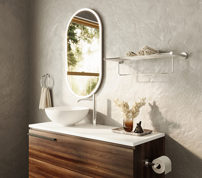 ICO Bath Iris 20"  x 36" LED Mirror