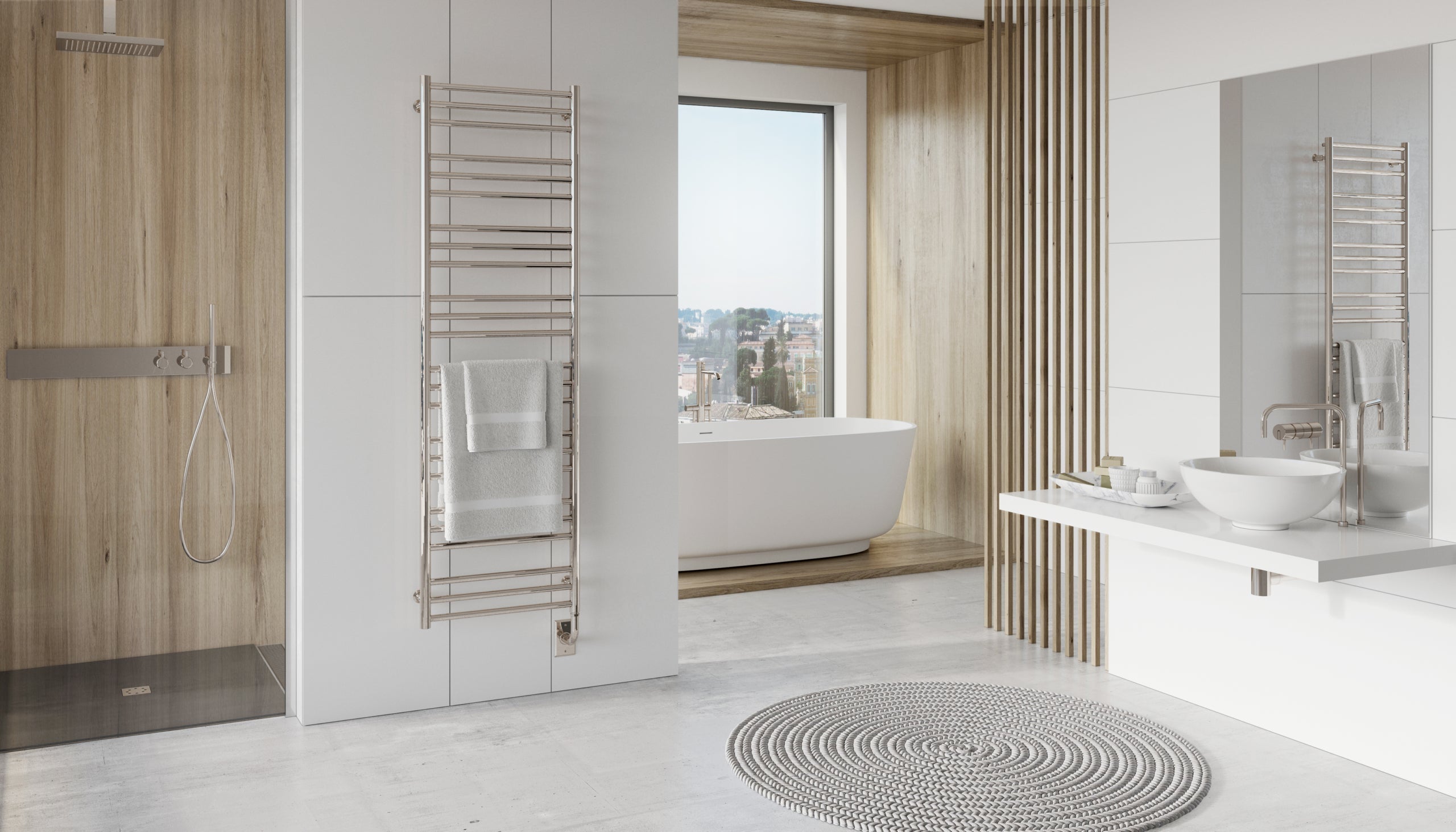 ICO Bath 35.5" x 19" Sorano Towel Warmer