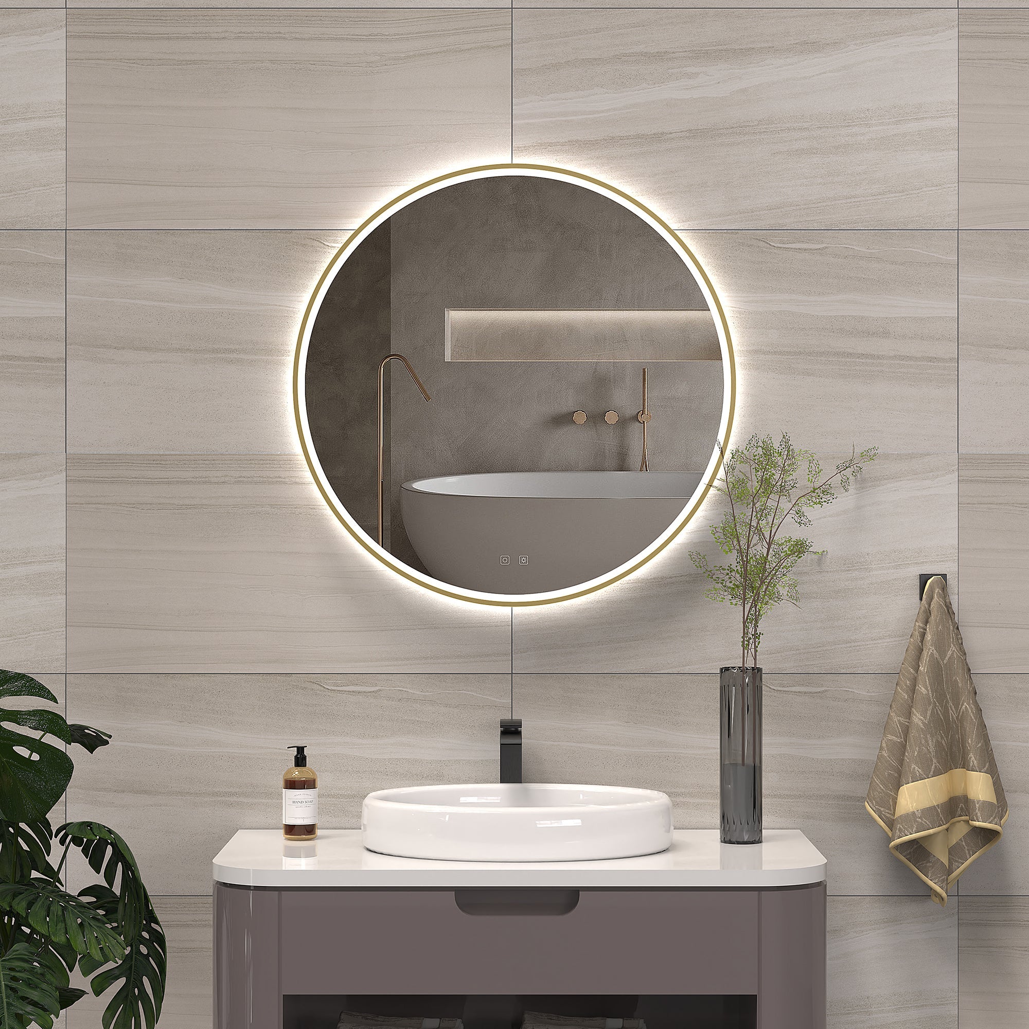 ICO Bath Denver 36" LED Mirror