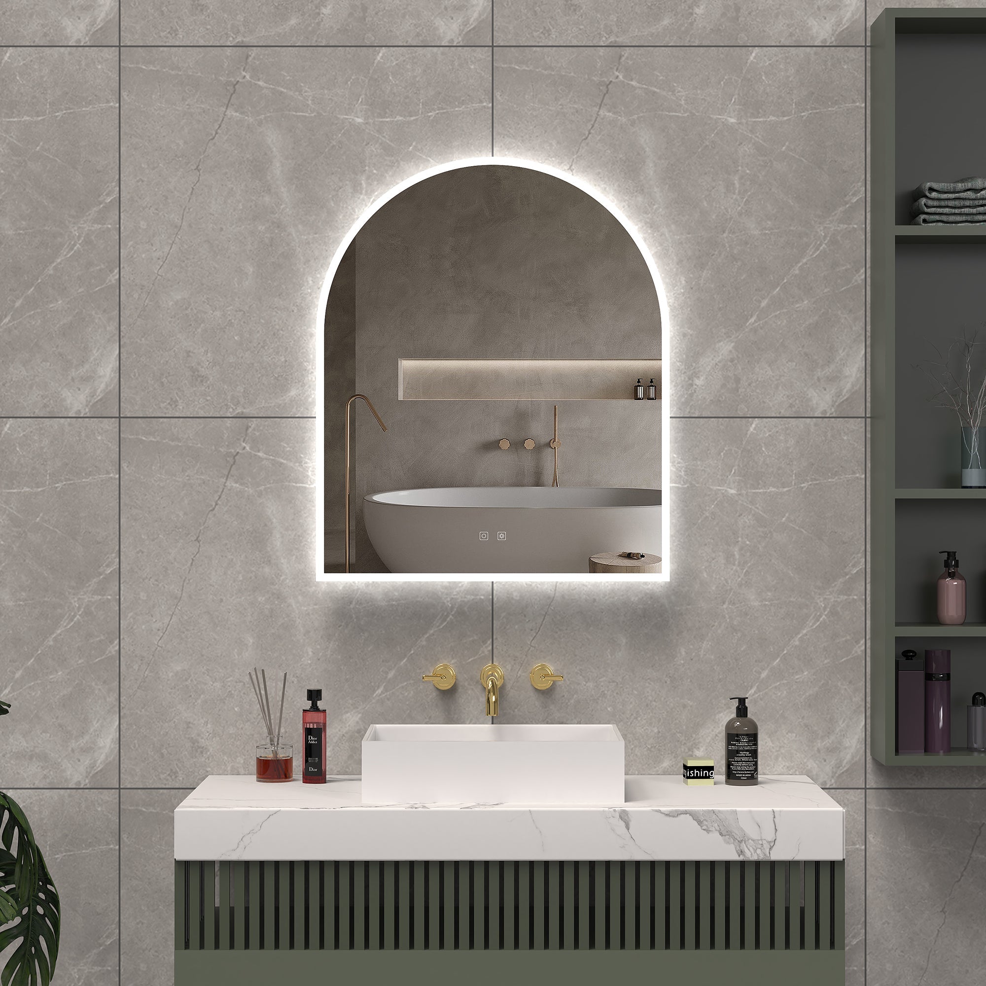 ICO Bath Gemma 30"  x 36" LED Mirror