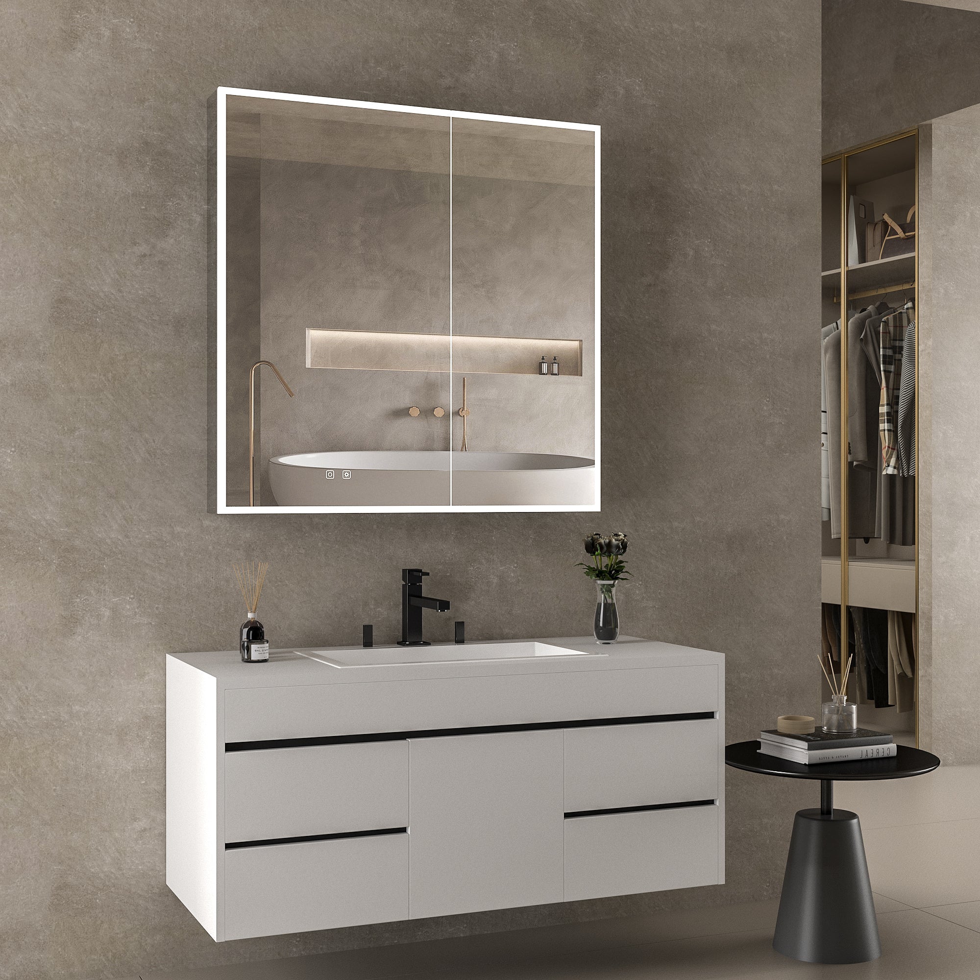 ICO Bath Jackson 36"  x 36" LED Medicine Cabinet