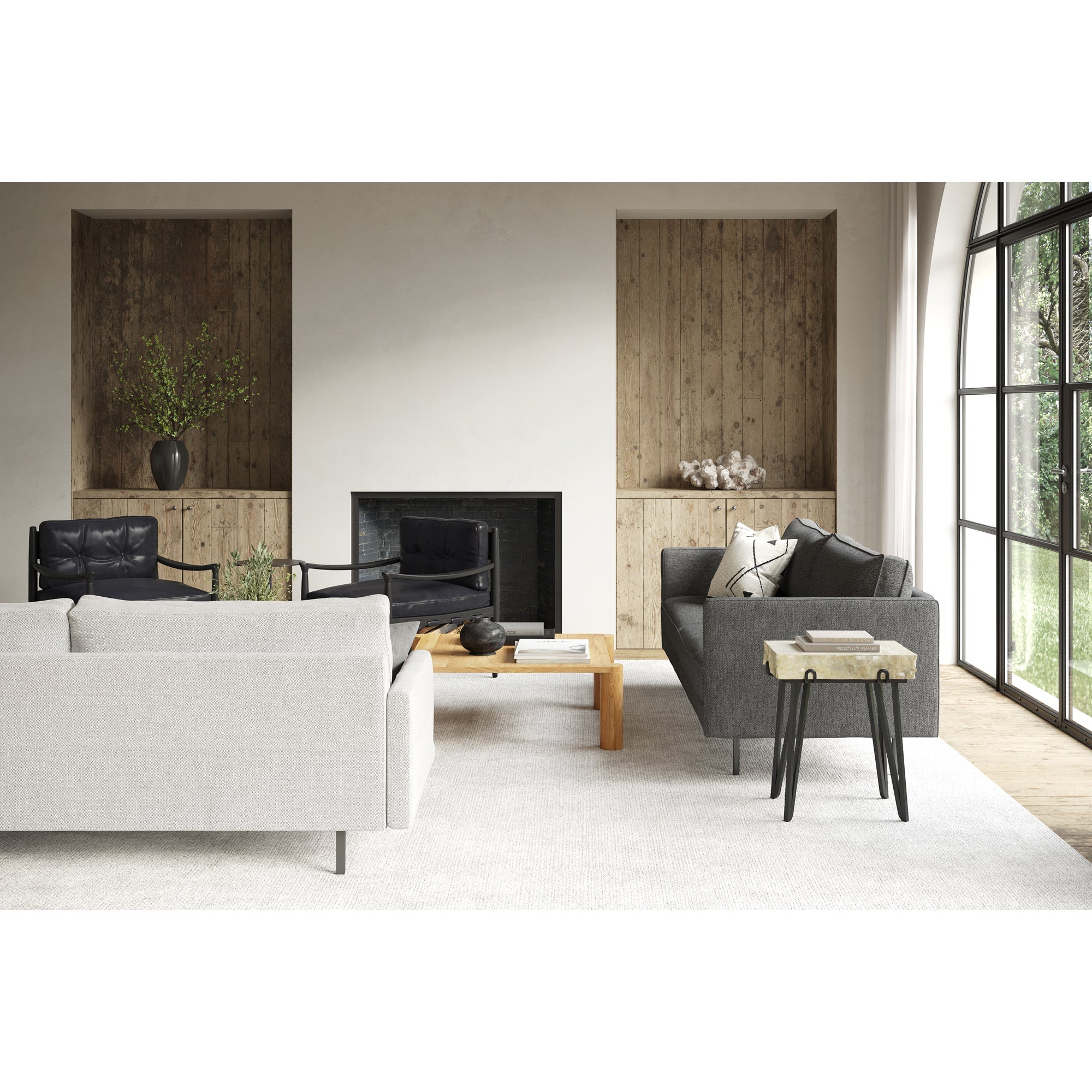 Moe's Home Alpert Accent Table Light Brown