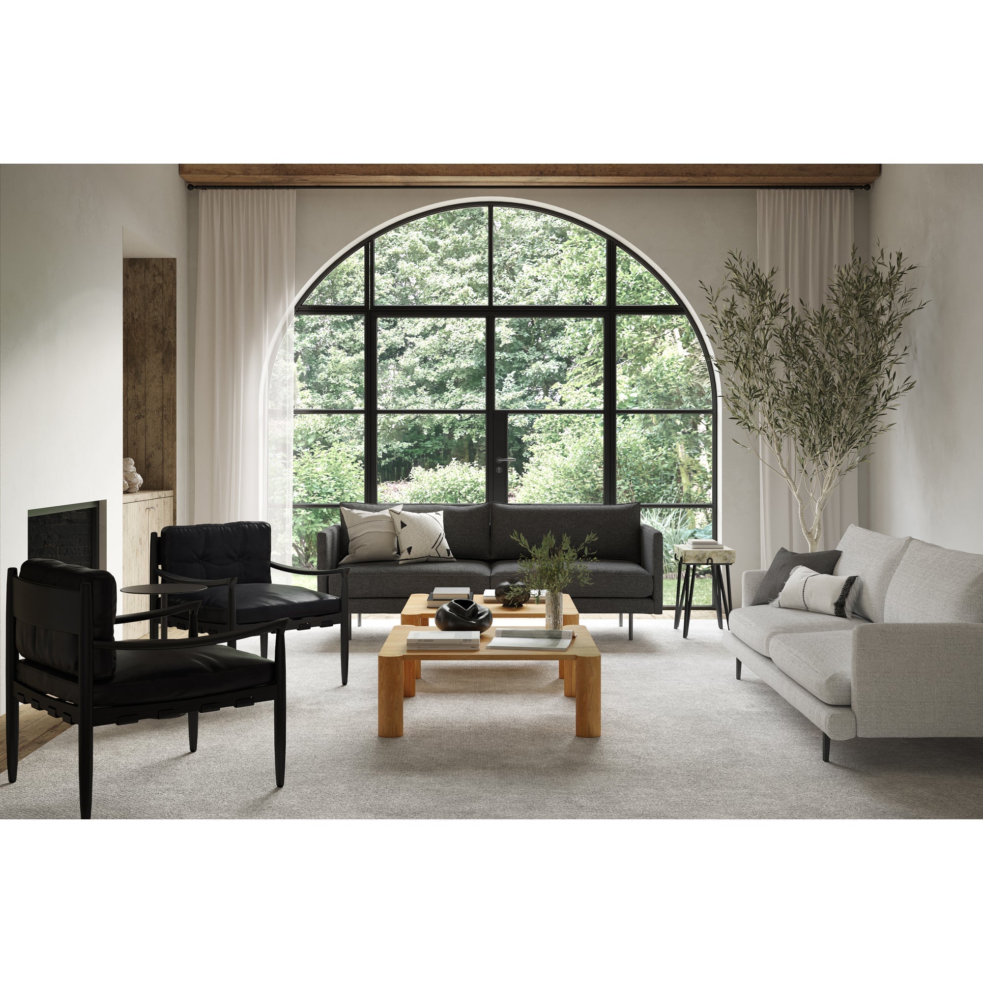 Moe's Home Alpert Accent Table Light Brown