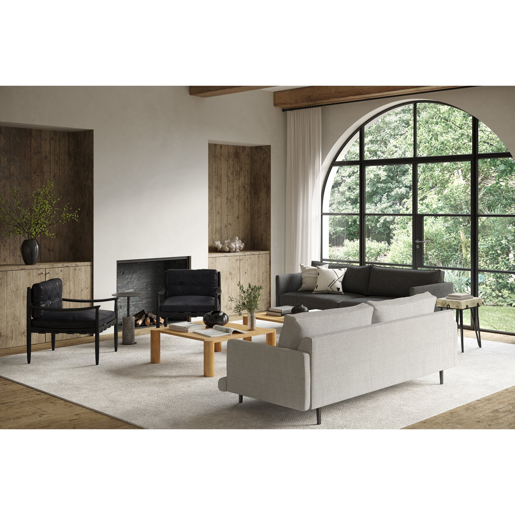 Moe's Home Alpert Accent Table Light Brown