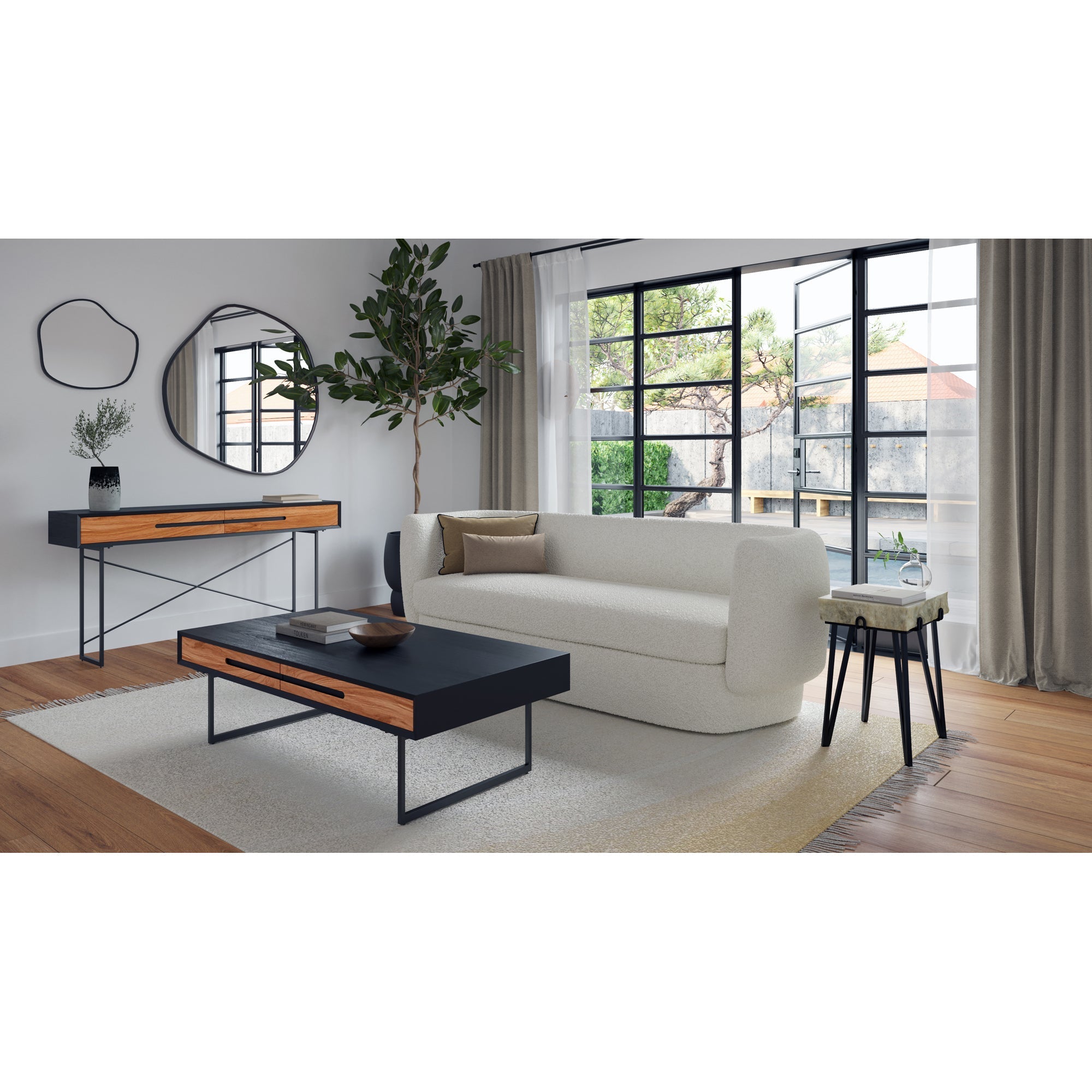 Moe's Home Alpert Accent Table Light Brown