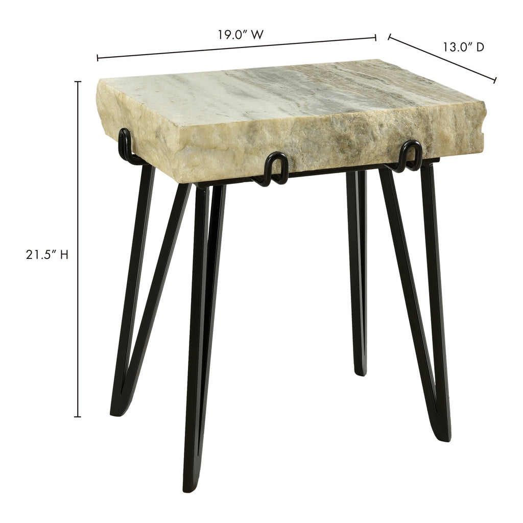 Moe's Home Alpert Accent Table Light Brown