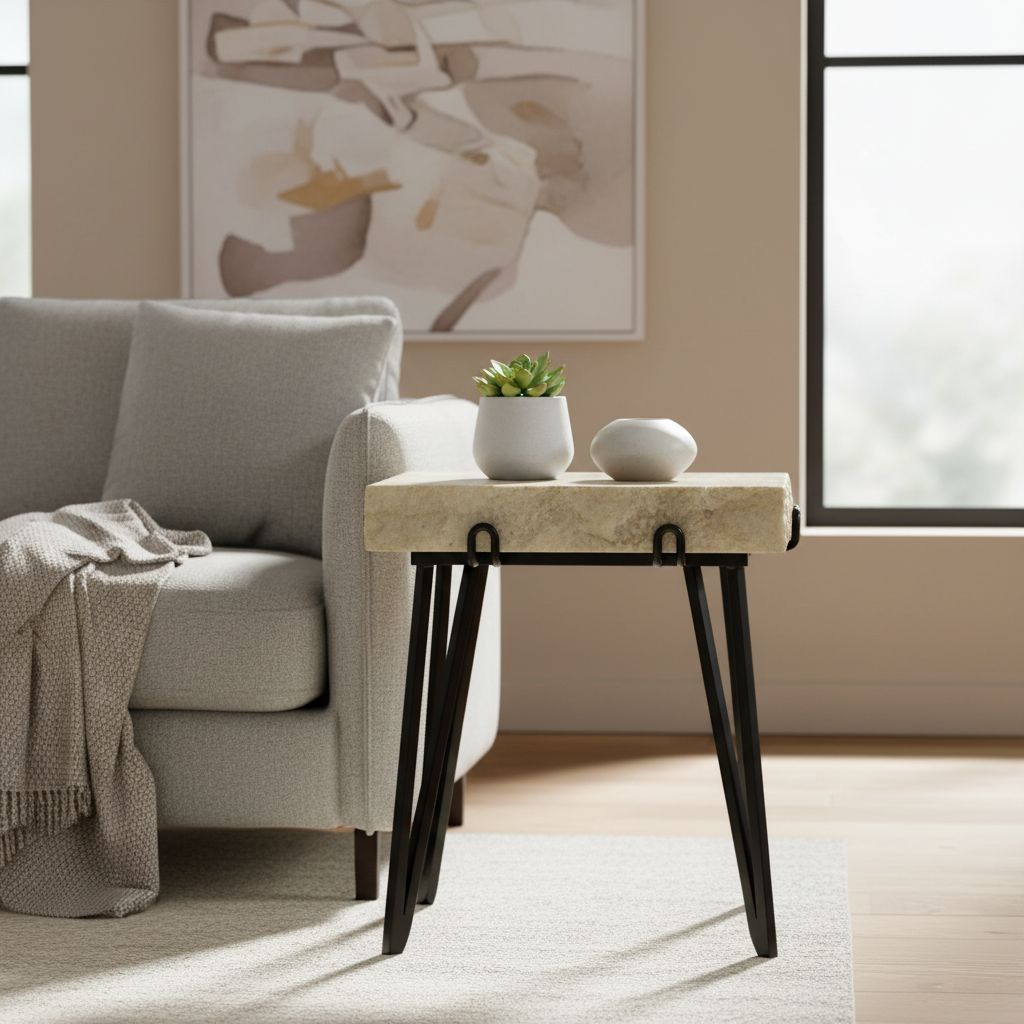 Moe's Home Alpert Accent Table Light Brown