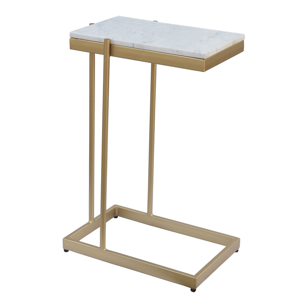Moe's Home Sulu C Table White