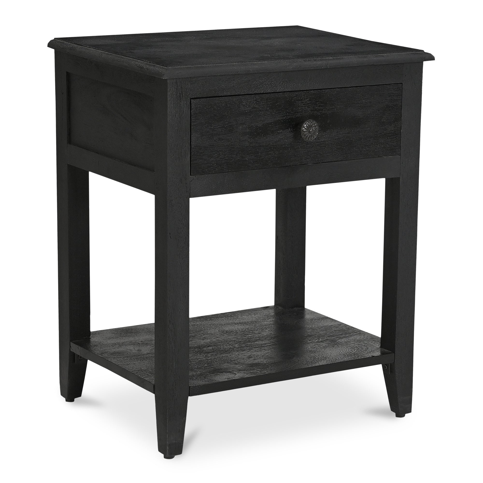 Moe's Home Corrine Nightstand Antique Black
