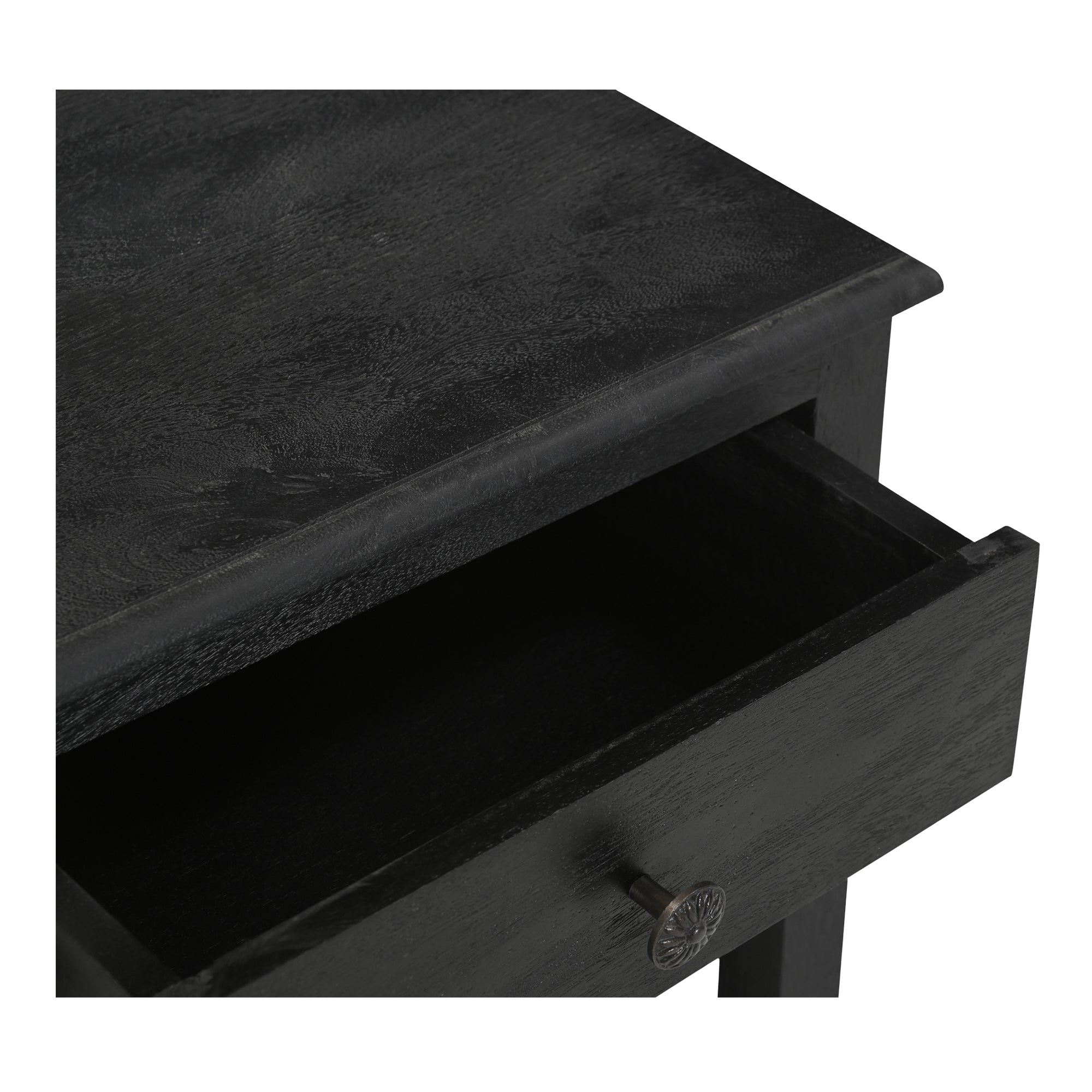 Moe's Home Corrine Nightstand Antique Black