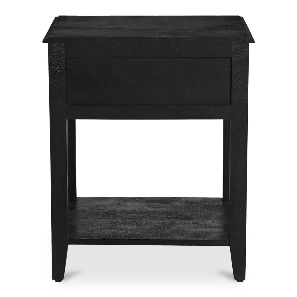 Moe's Home Corrine Nightstand Antique Black